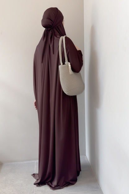 Dubai Chocolate Prayer Jilbab
