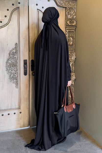 Black Oud Prayer Jilbab