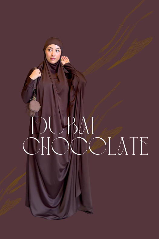 Dubai Chocolate Prayer Jilbab